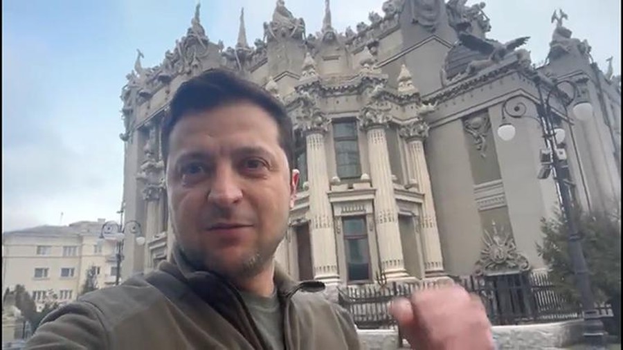 Presiden Ukraina Volodymyr Zelensky (Office of the President of Ukraine via CNN)