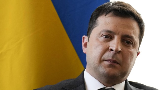 Zelensky menilai invasi Rusia di Ukraina merupakan perang melawan kebebasan dan Moskow berupaya mencabut kebebasan Eropa dan dunia.