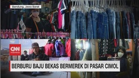 VIDEO: Berburu Baju Bekas Bermerek di Pasar Cimol