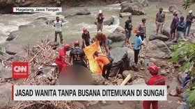 VIDEO: Jasad Wanita Tanpa Busana Ditemukan di Sungai