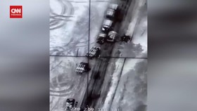 VIDEO: Serangan Drone Ukraina Hancurkan Peluncur Rudal Rusia
