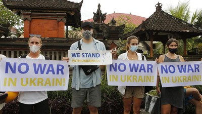 WNA Pedemo Perang Ukraina-Rusia di Bali Terancam Dideportasi