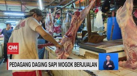 VIDEO: Pedagang Daging Sapi Mogok Berjualan