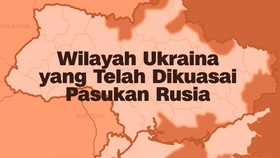 INFOGRAFIS: Wilayah Ukraina yang Telah Dikuasai Pasukan Rusia