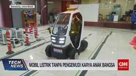 VIDEO: Mobil Listrik Tanpa Pengemudi Karya Anak Bangsa