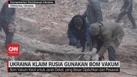 VIDEO: Ukraina Klaim Rusia Gunakan Bom Vakum