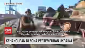 VIDEO: Kehancuran di Zona Pertempuran Ukraina