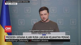 VIDEO: Presiden Ukraina Klaim Rusia Lakukan Kejahatan Perang