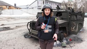 VIDEO: Vlog Kendaraan Militer Rusia Diserang Pasukan Ukraina