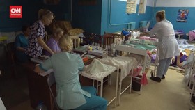 VIDEO: Bom Shelter Bagi Perempuan Hamil di Rumah Sakit Kota Kherson