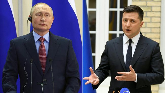 Rusia menganggap Presiden Ukraina Volodymyr Zelensky bukan tandingan Presiden Vladimir Putin yang sepadan.