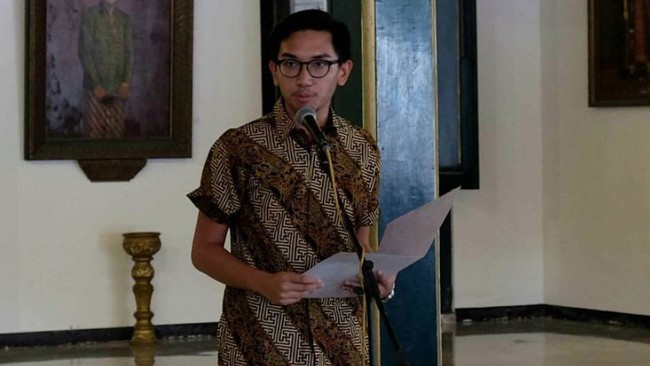 Bhre Cakrahutomo Wira Sudjiwo resmi dilantik menjadi KGPAA Mangkunagoro X atau Mangkunegara X, Sabtu (12/3).