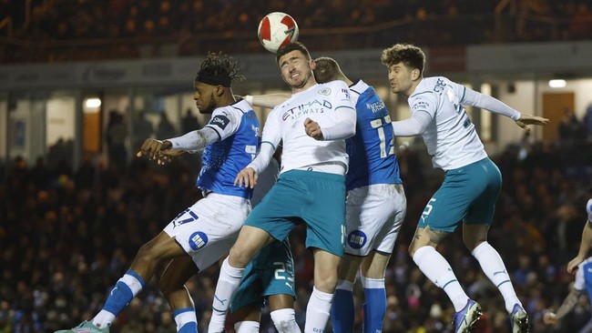 Manchester City lolos ke perempat final Piala FA setelah mengalahkan tuan rumah Peterborough United, Rabu (2/3) dini hari WIB.