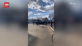 VIDEO: Video Viral Invasi Rusia ke Ukraina di Media Sosial