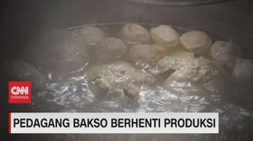VIDEO: Pedagang Bakso Berhenti Produksi