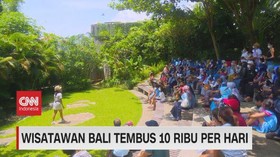 VIDEO: Wisatawan Bali Tembus 10 Ribu Per Hari