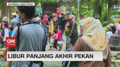 VIDEO: Suasana Libur Panjang Akhir Pekan Isra Mikraj Surabaya