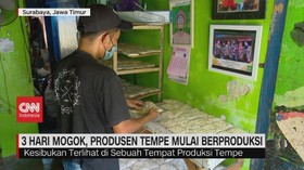VIDEO: 3 Hari Mogok, Produsen Tempe Mulai Berproduksi