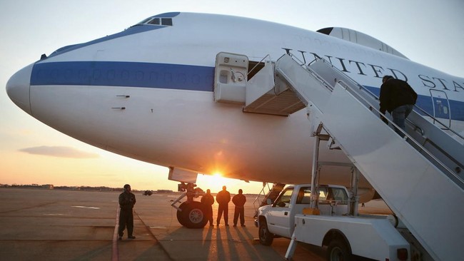 'Pesawat Kiamat' anti-nuklir disiapkan AS jika sampai terjadi perang nuklir dengan Rusia.