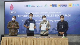 PLN Gandeng Sang Hyang Seri Olah Sekam Padi Jadi Bahan Bakar PLTU