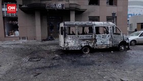 VIDEO: Kantor Polisi Dan Kampus Di Kharkiv Jadi Sasaran Militer Rusia