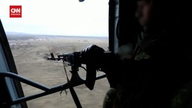 VIDEO: Rusia Rilis Rekaman Aksi Helikopter Bombardir Ukraina