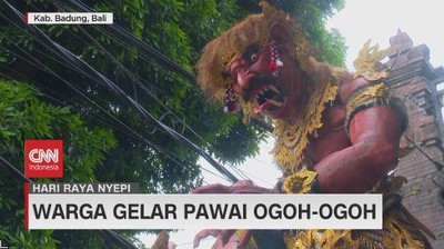 img-title VIDEO: Umat Hindu Gelar Upacara Tawur Kesanga dan Pawai Ogoh-Ogoh