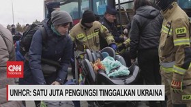 VIDEO: UNHCR: Satu Juta Pengungsi Tinggalkan Ukraina