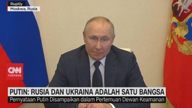 VIDEO: Putin: Rusia Dan Ukraina Adalah Satu Bangsa