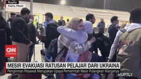 VIDEO: Mesir Evakuasi Ratusan Pelajar Dari Ukraina