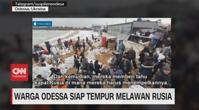 VIDEO: Warga Odessa Siap Tempur Melawan Rusia