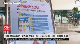 VIDEO: Penumpang Pesawat Wajib Isi E-Hac Sebelum Berangkat