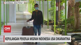 VIDEO: Kepulangan Pekerja Migran Indonesia Usai Dikarantina