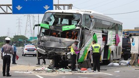 Sopir Bus Maut Peziarah di Ciamis Resmi Tersangka