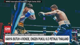 VIDEO: Hanya Butuh 4 Ronde, Ongen Saknosiwi Pukul K.O Petinju Thailand