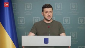 VIDEO: Presiden Ukraina Umumkan Gencatan Senjata di Dua Kota