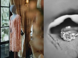 6 Detail Busana Serasi Putri Tanjung & Guinandra Jatikusumo di Acara Lamaran