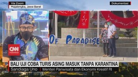 VIDEO: Bali Uji Coba Turis Asing Masuk Tanpa Karantina