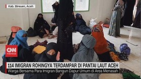 VIDEO: Imigran Rohingya Terdampar di Pantai Laut Aceh
