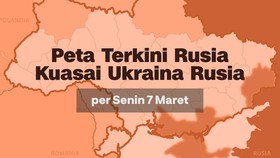 INFOGRAFIS: Peta Terkini Rusia Kuasai Ukraina per Senin 7 Maret