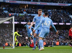Man City Ungguli MU 2-1 di Babak Pertama
