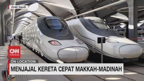 VIDEO: Menjajal Kereta Cepat Makkah-Madinah
