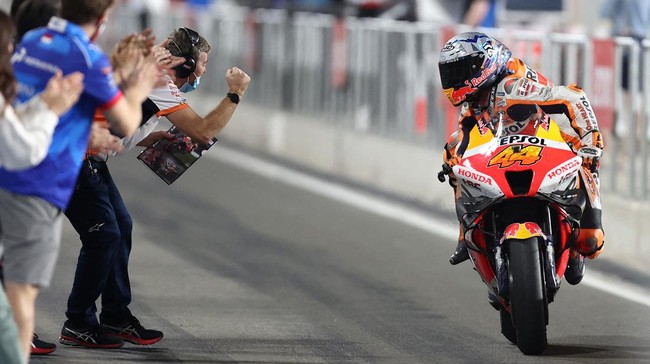 Pol Espargaro percaya diri bisa meraih kemenangan di MotoGP Mandalika setelah berhasil finis ketiga pada balapan MotoGP Qatar akhir pekan lalu.