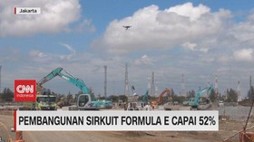 VIDEO: Pembangunan Sirkuit Formula-E Capai 52%