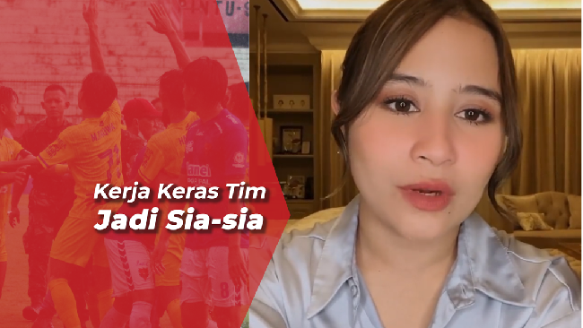 Nilai Klubnya Dicurangi, Prilly Latuconsina Kritik Keputusan Wasit