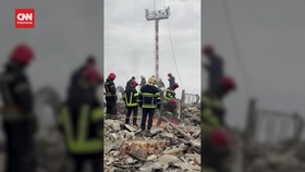 VIDEO: Penampakan Bandara Vinnytsia Hancur Total Dihantam Rudal Rusia