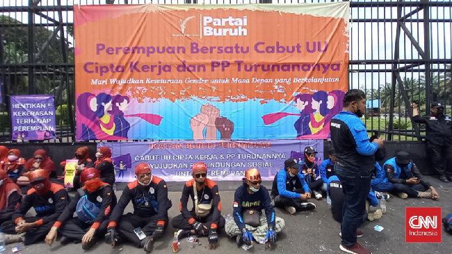 Di Hari Lahir Pancasila 1 Juni, Partai Buruh mengingatkan UU Ciptaker yang dibuat pemerintah memberatkan bagi mayoritas buruh.