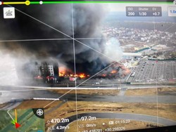 Aksi Drone Pengintai Rusia Si Pengarah Serangan Udara di Ukraina