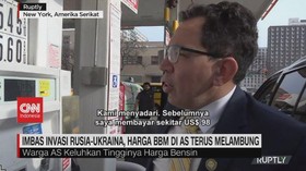 VIDEO: Imbas Invasi Rusia-Ukraina, Harga BBM di AS Terus Melambung