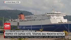 VIDEO: Pemprov NTB Siapkan Hotel Terapung Bagi Penonton Moto GP